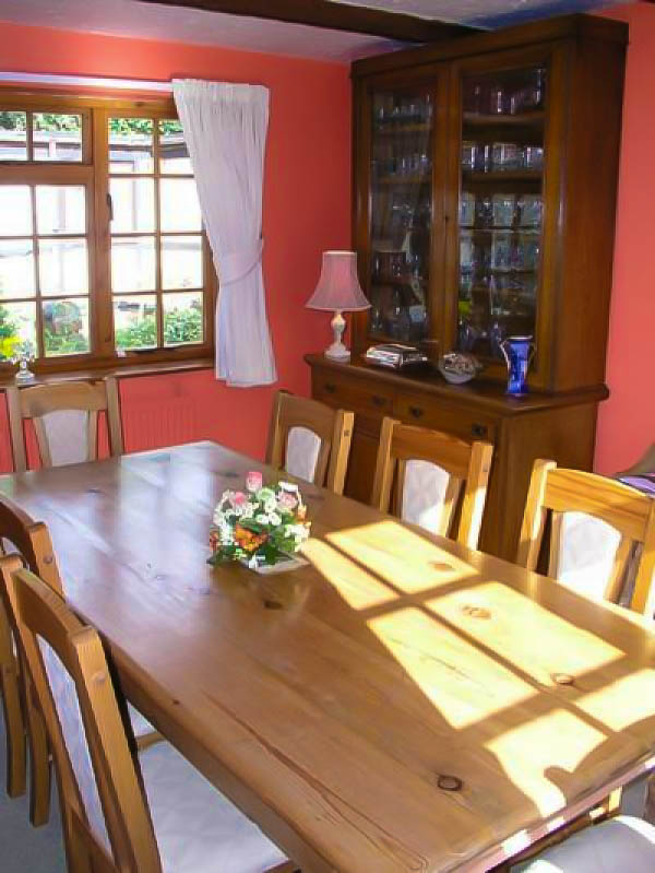 Frogfurlong Cottage Bed and Breakfast, Down Hatherley, Gloucester, Dining Room